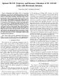 Cover page: Optimal 3D-UAV Trajectory and Resource Allocation of DL UAV-GE Links with Directional Antennas