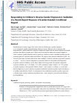 Cover page: Responding to Childrens Diverse Gender Expression: Validation of a Parent-Report Measure of Gender-Related Conditional Regard.