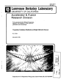 Cover page: Transition Undulator Radiation as Bright Infrared Source