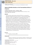 Cover page: Impact of histidine residues on the transmembrane helices of viroporins