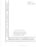 Cover page: Distributed Coincidence Circuit