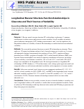 Cover page: Longitudinal Macular Structure-Function Relationships in Glaucoma and Their Sources of Variability