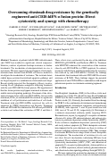 Cover page: Overcoming rituximab drug-resistance by the genetically engineered anti-CD20-hIFN-α fusion protein: Direct cytotoxicity and synergy with chemotherapy