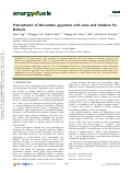 Cover page: Pretreatment of Miscanthus giganteus with Lime and Oxidants for Biofuels