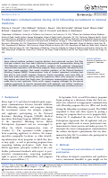 Cover page: Problematic communications during 2016 fellowship recruitment in internal medicine