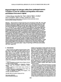 Cover page: Regional budgets for nitrogen oxides from continental sources: Variations of rates for oxidation and deposition with season and distance from source regions