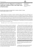 Cover page: Streptococcus equi subspecies zooepidemicus septicemia in alpacas: three cases and review of the literature.