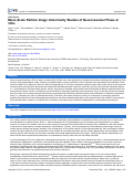 Cover page of Meso-Scale Particle Image Velocimetry Studies of Neurovascular Flows<em> In Vitro</em>