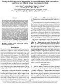 Cover page: Testing the Effectiveness of Augmenting Perceptual Training With Annotations and Steps in a Difficult Visual Discrimination Task