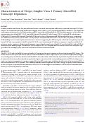 Cover page: Characterization of Herpes Simplex Virus 2 Primary MicroRNA Transcript Regulation