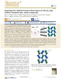 Cover page: Expanding the Ambient-Pressure Phase Space of CaFe2O4‑Type Sodium Postspinel Host–Guest Compounds