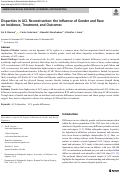 Cover page: Disparities in ACL Reconstruction: the Influence of Gender and Race on Incidence, Treatment, and Outcomes