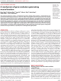 Cover page: A mechanism of gene evolution generating mucin function