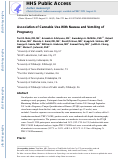 Cover page: Association of Cannabis Use With Nausea and Vomiting of Pregnancy.