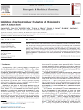 Cover page: Inhibition of myeloperoxidase: Evaluation of 2H-indazoles and 1H-indazolones