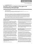 Cover page: The Brain, Seizures and Epilepsy Throughout Life: Understanding a Moving Target