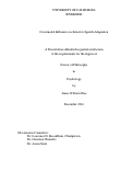 Cover page: Crossmodal Influences in Selective Speech Adaptation