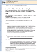 Cover page: Association of Alcohol Use Biomarkers and Cognitive Performance in Veterans With Problematic Alcohol Use and Posttraumatic Stress Disorder: Data From the Mind Your Heart Study