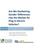 Cover page: Are We Hardwiring Gender Differences into the Plug-in Electric Vehicle Market?