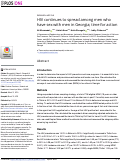 Cover page: HIV continues to spread among men who have sex with men in Georgia; time for action