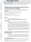 Cover page: Attending to distress as part of quality, comprehensive cancer care: gaps and diversity considerations