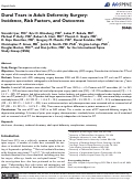 Cover page: Dural Tears in Adult Deformity Surgery: Incidence, Risk Factors, and Outcomes