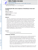 Cover page: Examining the life course sequence of intending to move and moving