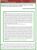 Cover page: New Approaches to Enrique Granados’ Pedagogical Methods and Pianistic Tradition: A Case Study of Valses poéticos op.43