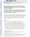 Cover page: Harmonization of pipeline for preclinical multicenter plasma protein and miRNA biomarker discovery in a rat model of post-traumatic epileptogenesis.