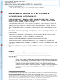 Cover page: Human papillomavirus infection and increased risk of HIV acquisition. A systematic review and meta-analysis