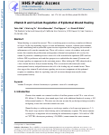 Cover page: Vitamin D and calcium regulation of epidermal wound healing