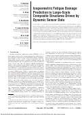 Cover page: Isogeometric Fatigue Damage Prediction in Large-Scale Composite Structures Driven by Dynamic Sensor Data