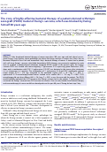 Cover page: The irony of highly-effective bacterial therapy of a patient-derived orthotopic xenograft (PDOX) model of Ewing's sarcoma, which was blocked by Ewing himself 80&nbsp;years ago.