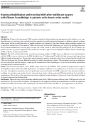 Cover page: Hearing rehabilitation and microbial shift after middle ear surgery with Vibrant Soundbridge in patients with chronic otitis media