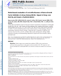 Cover page: Model-based evaluation of cost-effectiveness of nerve growth factor inhibitors in knee osteoarthritis: impact of drug cost, toxicity, and means of administration