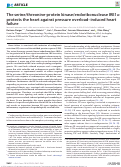 Cover page: The serine/threonine-protein kinase/endoribonuclease IRE1α protects the heart against pressure overload–induced heart failure