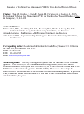 Cover page: Evaluation of Probation Case Management (PCM) for Drug-Involved Women Offenders