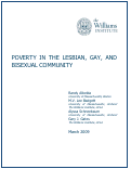 Cover page: Poverty in the Lesbian, Gay, and  Bisexual Community