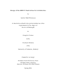 Cover page: Design of the RISC-V Instruction Set Architecture