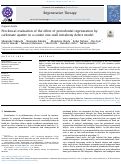 Cover page: Preclinical evaluation of the effect of periodontal regeneration by carbonate apatite in a canine one-wall intrabony defect model