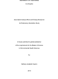 Cover page: Association between Work and Dietary Behaviors: An Exploratory Descriptive Study