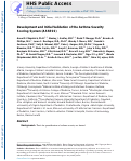 Cover page: Development and initial validation of the Asthma Severity Scoring System (ASSESS)