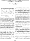 Cover page: A Distributional Account of Covariance Effects and Talker Adaptation in Infant and Adult Phonetic Category Recognition