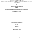 Cover page: Ensuring an Equitable Energy Transition: Modeling resident energy bill impacts in affordable housing to support electrification decision making and policy