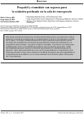 Cover page: Propofol y etomidate son seguros para la sedación profunda en la sala de emergencia