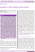 Cover page: Elucidation of XA21-mediated innate immunity.