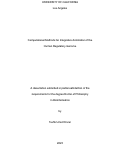 Cover page: Computational Methods for Integrative Annotation of the Human Regulatory Genome