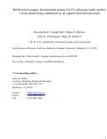 Cover page of Differential isotopic fractionation during Cr(VI) reduction by an aquifer-derived bacterium under arobic versus denitrifying conditions