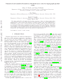 Cover page: Numerical and analytical bounds on threshold error rates for hypergraph-product codes