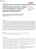 Cover page: Triggering receptor expressed on myeloid cells-2 expression in the brain is required for maximal phagocytic activity and improved neurological outcomes following experimental stroke.